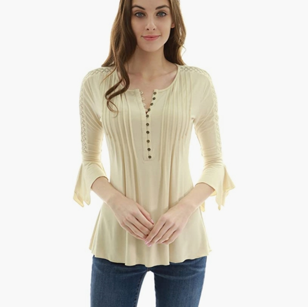Pattyboutik pleated front top